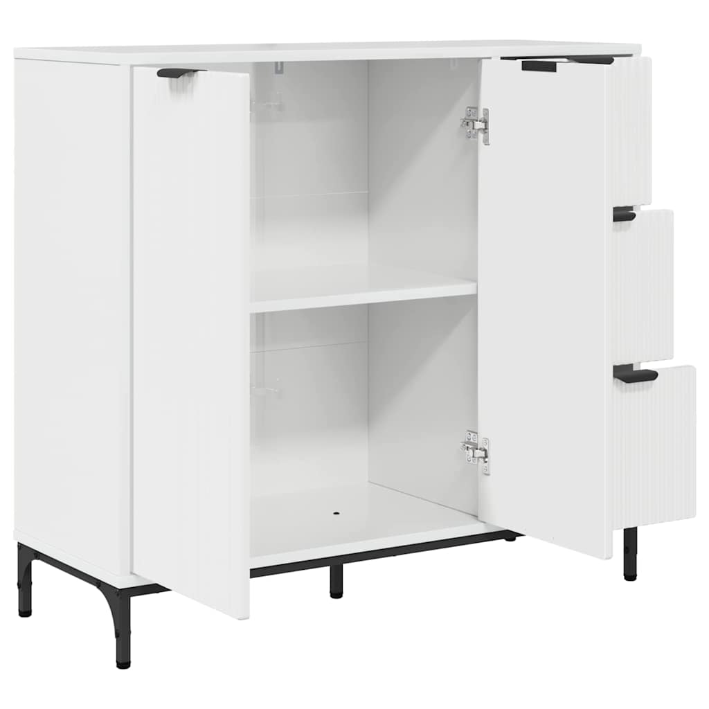 Aparador brillante 89,5 x 33 x 82 cm Madera de ingeniería