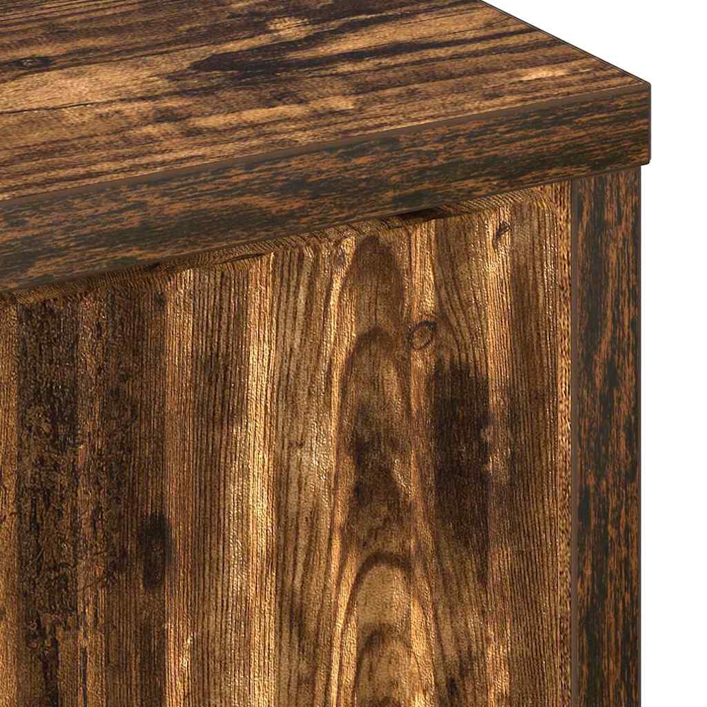 Aparador Roble ahumado 89,5 x 33 x 82 cm Madera de ingeniería