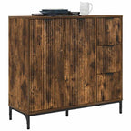 Aparador Roble ahumado 89,5 x 33 x 82 cm Madera de ingeniería
