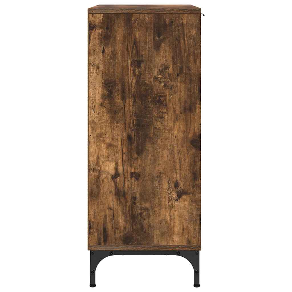 Aparador Roble ahumado 89,5 x 33 x 82 cm Madera de ingeniería