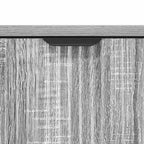 Aparador Gris Sonoma 89,5 x 33 x 82 cm Madera de ingeniería