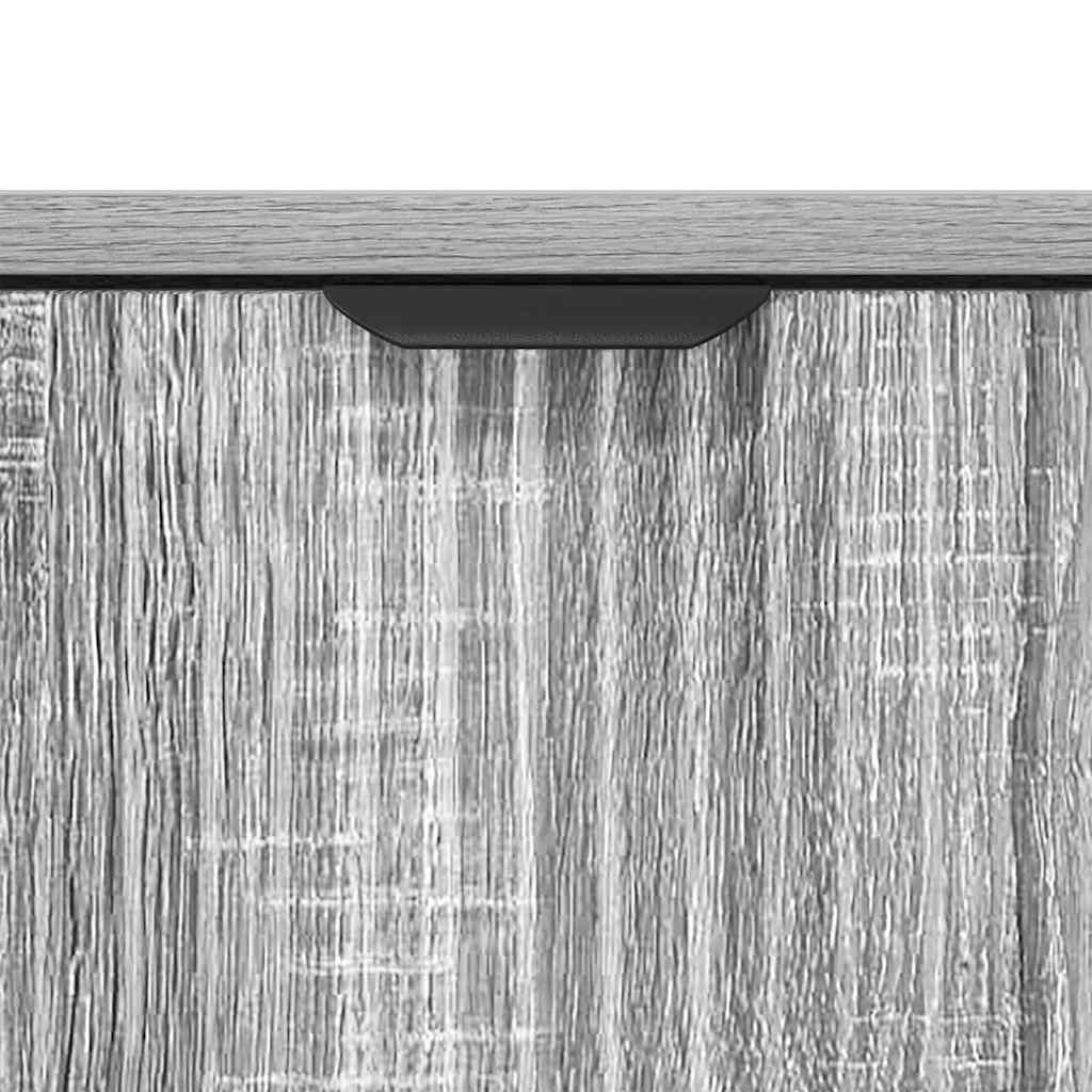Aparador Gris Sonoma 89,5 x 33 x 82 cm Madera de ingeniería