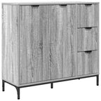 Aparador Gris Sonoma 89,5 x 33 x 82 cm Madera de ingeniería