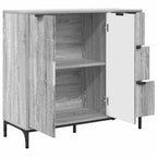 Aparador Gris Sonoma 89,5 x 33 x 82 cm Madera de ingeniería