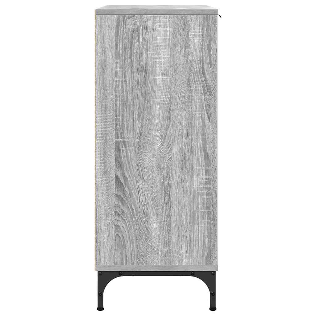 Aparador Gris Sonoma 89,5 x 33 x 82 cm Madera de ingeniería