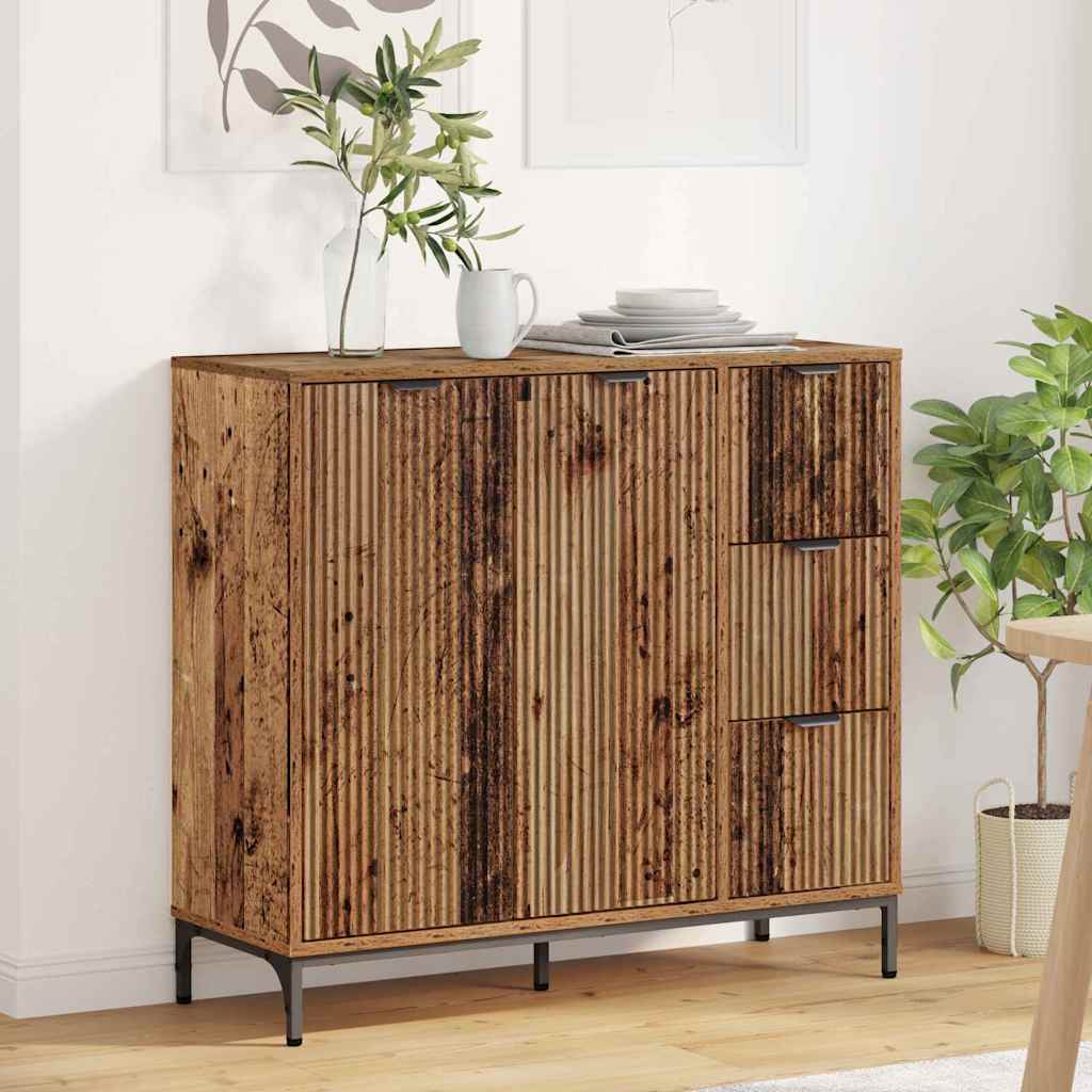 Aparador Madera vieja 89,5 x 33 x 82 cm Madera de ingeniería