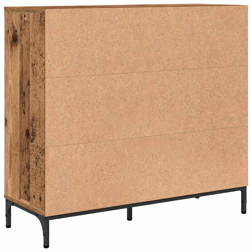 Aparador Madera vieja 89,5 x 33 x 82 cm Madera de ingeniería