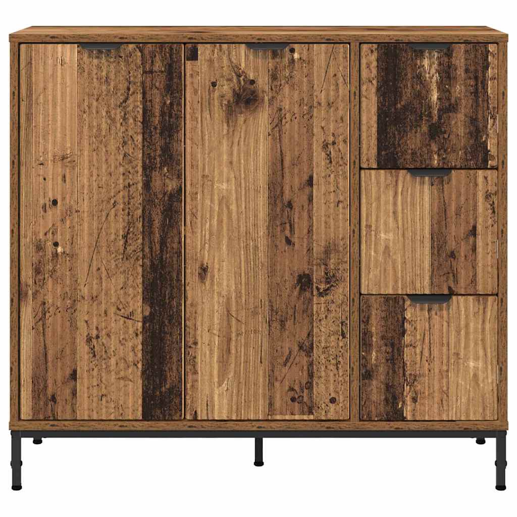 Aparador Madera vieja 89,5 x 33 x 82 cm Madera de ingeniería