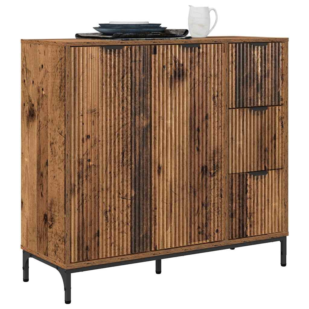 Aparador Madera vieja 89,5 x 33 x 82 cm Madera de ingeniería
