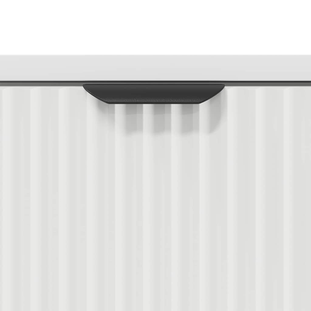 Mesa de Noche Blanco 63.5 x 36 x 61 cm Madera contrachapada