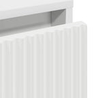 Mesa de Noche Blanco 63.5 x 36 x 61 cm Madera contrachapada
