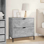 Mesa de Noche Blanco 63.5 x 36 x 61 cm Madera contrachapada
