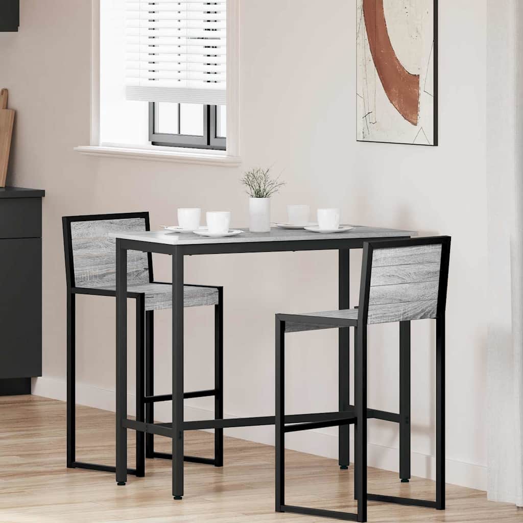 Mesa Gris Sonoma 100 x 40 x 100,5 cm
