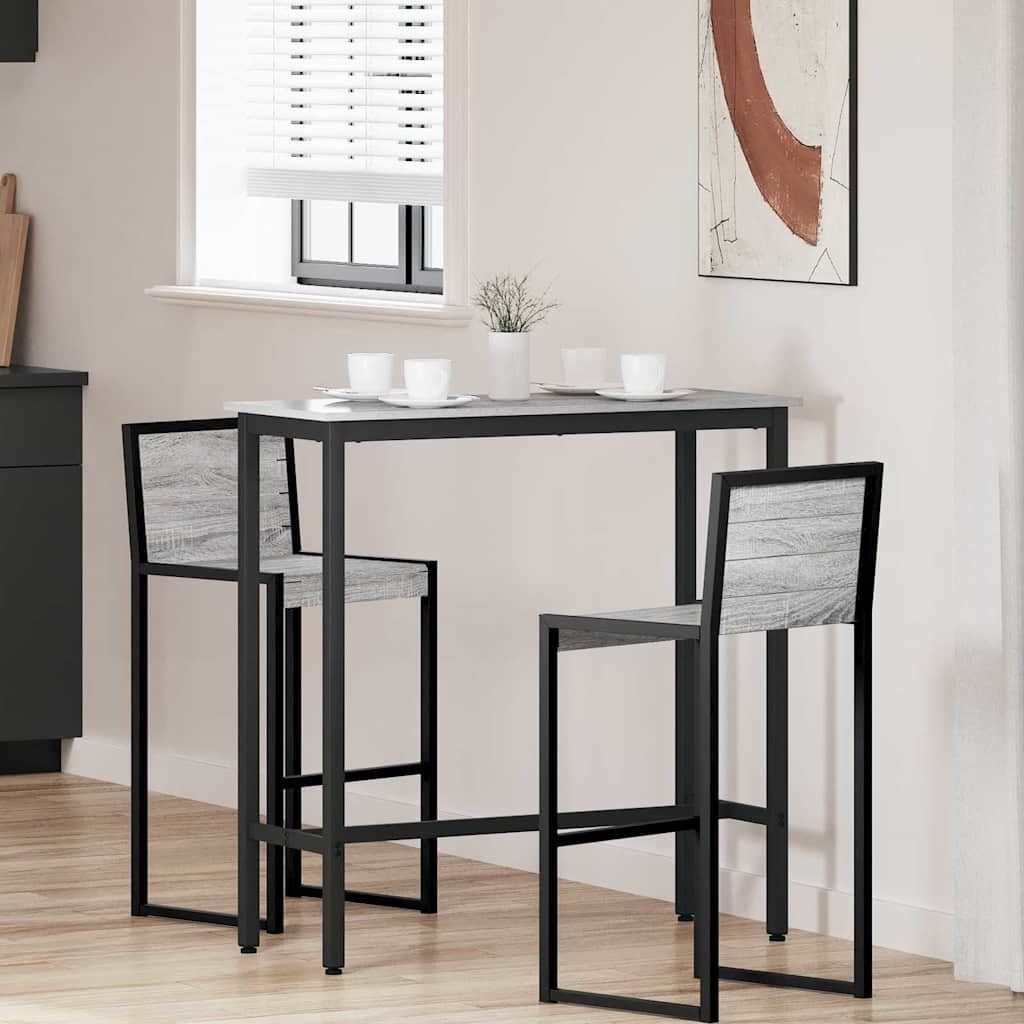 Mesa Gris Sonoma 100 x 40 x 100,5 cm