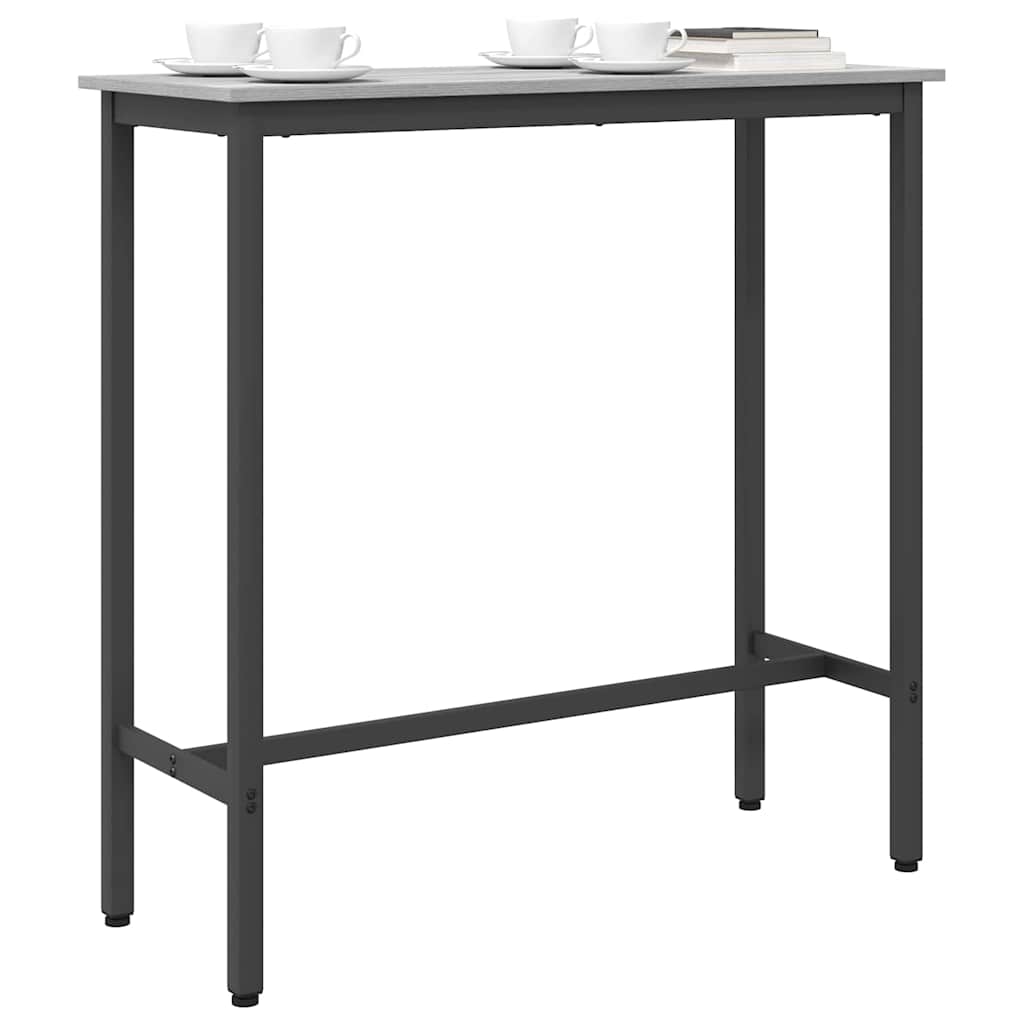 Mesa Gris Sonoma 100 x 40 x 100,5 cm