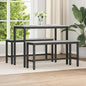 Banco de Sala de Jantar 2 peças Cinzento Sonoma 100 x 32,5 x 48,5 cm