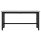 Banca de Comedor 2 pcs Gris Sonoma 100 x 32,5 x 48,5 cm