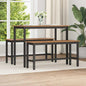 Banco de Sala de Jantar 2 peças Cinzento Sonoma 100 x 32,5 x 48,5 cm
