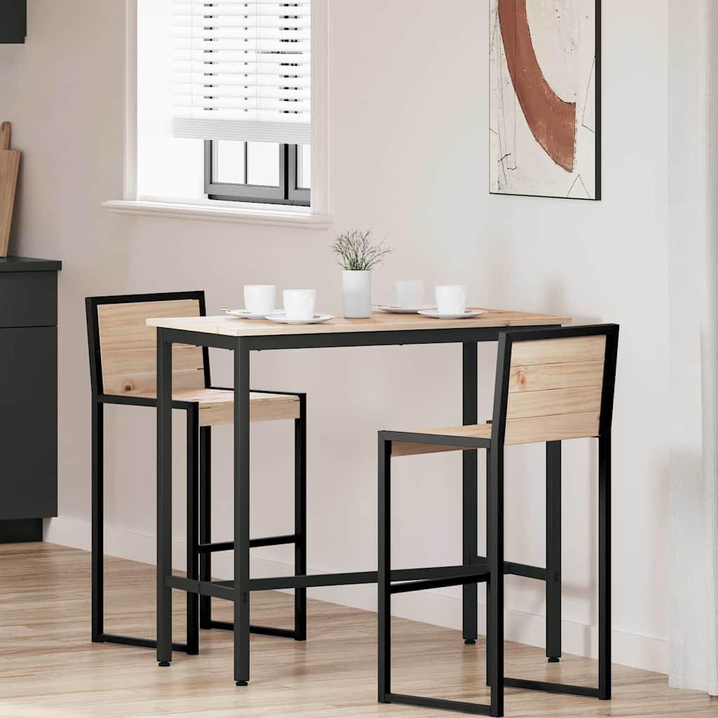 Mesa 100 x 40 x 101 cm Madera Ingenierizada y Acero