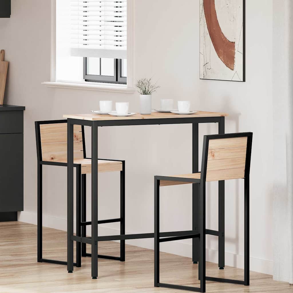 Mesa 100 x 40 x 101 cm Madera Ingenierizada y Acero