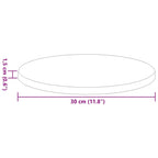Encimera brillante Ø 30 x 1,5 cm Madera de ingeniería