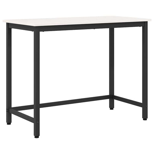 Table 100 x 50 x 77 cm Engineered Wood and Steel