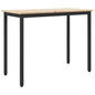 Mesa 100 x 50 x 77 cm Madera Ingenierizada y Acero