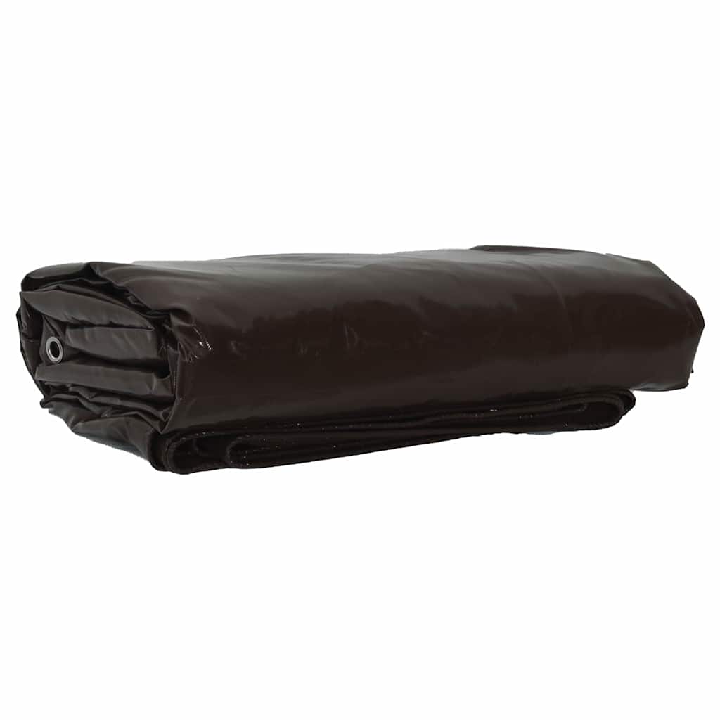 Tarpaulin 650g/m² Beige 1 x 2.5 m PVC Coated Tarpaulin