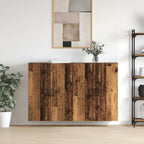 Armario de pared 2 pcs Madera vieja 69,5 x 34 x 90 cm