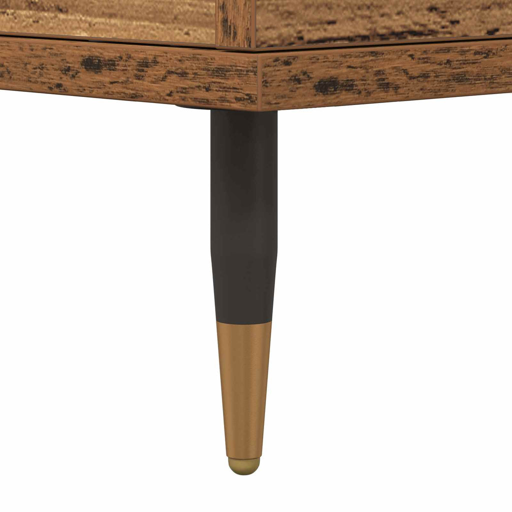 Armario de almacenamiento 2 pcs Madera vieja 60 x 35 x 70 cm