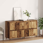 Armario de almacenamiento 2 pcs Madera vieja 60 x 35 x 70 cm