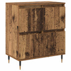 Armario de almacenamiento 2 pcs Madera vieja 60 x 35 x 70 cm