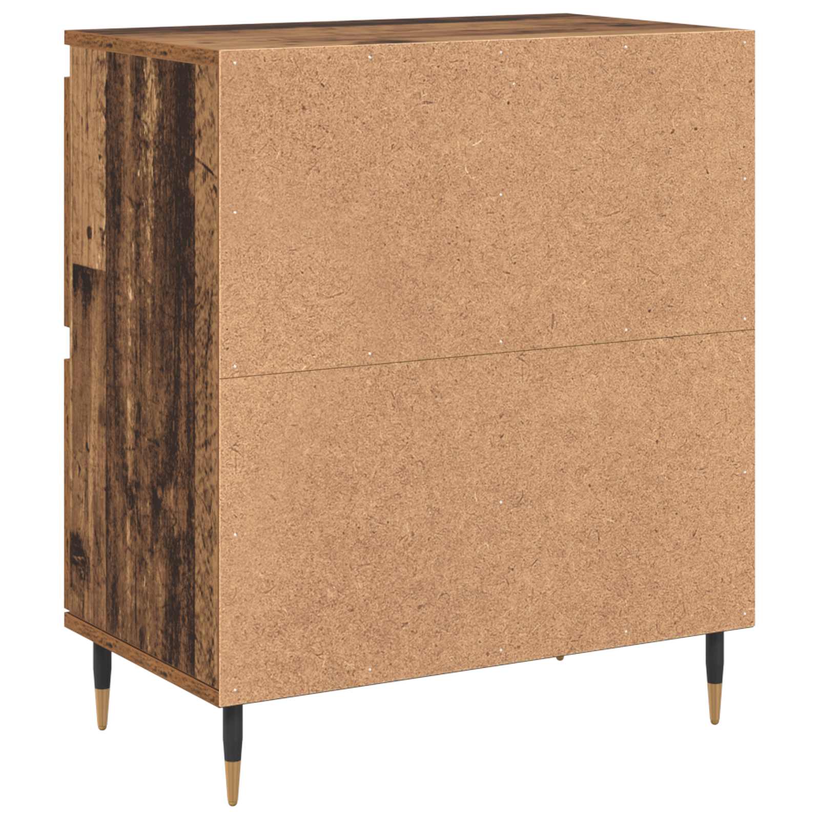Armario de almacenamiento 2 pcs Madera vieja 60 x 35 x 70 cm