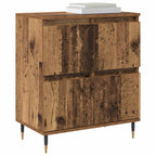 Armario de almacenamiento 2 pcs Madera vieja 60 x 35 x 70 cm