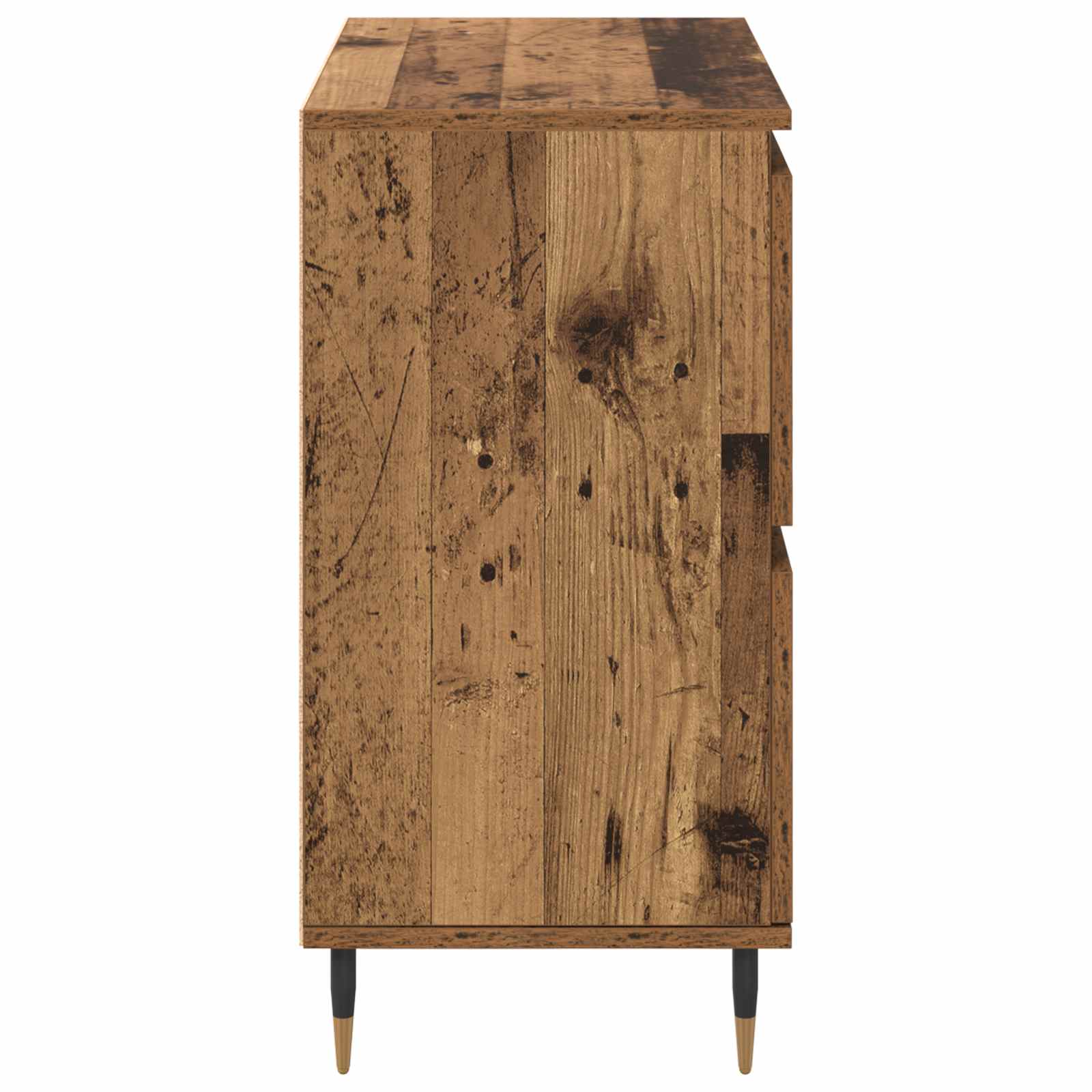 Armario de almacenamiento 2 pcs Madera vieja 60 x 35 x 70 cm