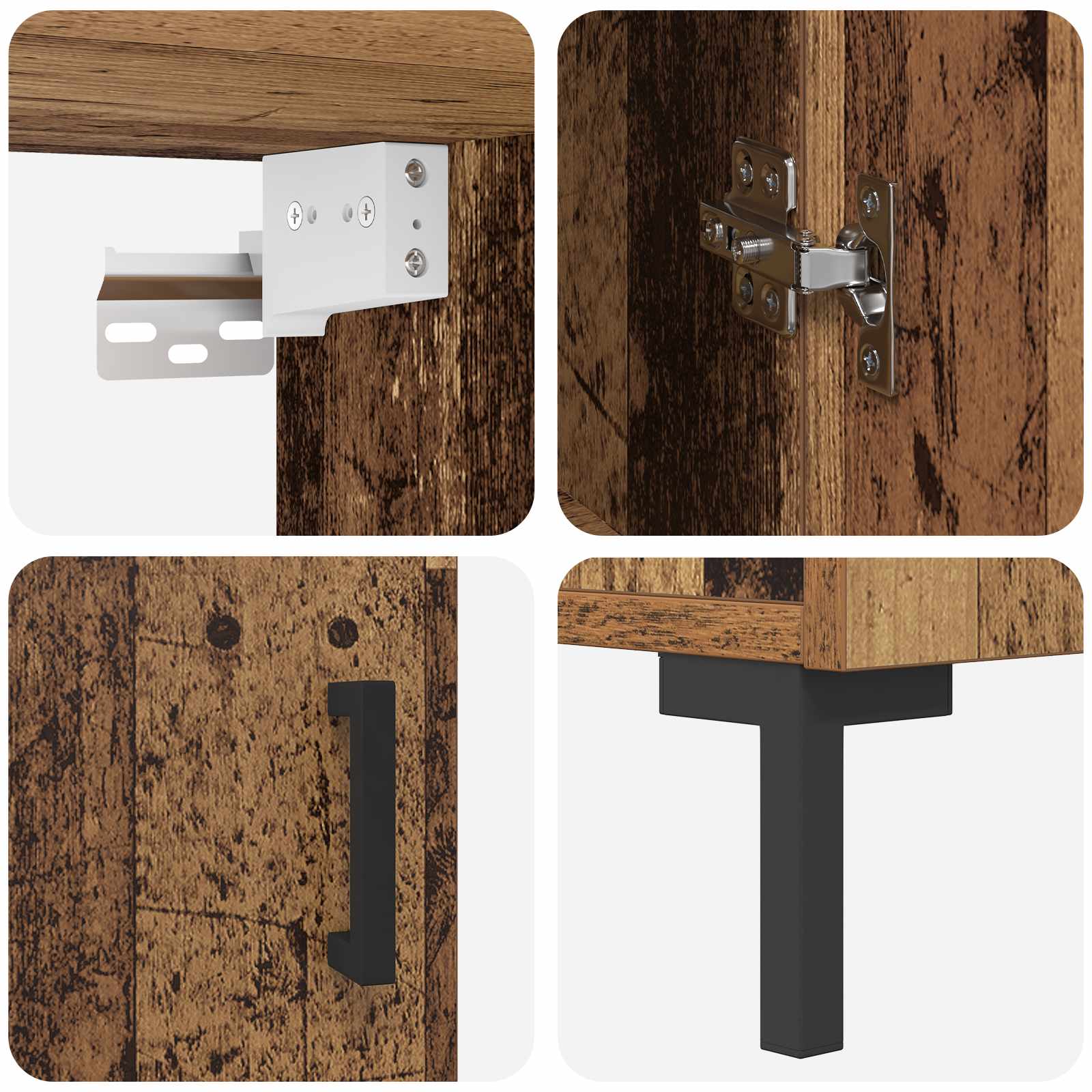 Alacena Madera vieja 69,5 x 34 x 180 cm Madera contrachapada