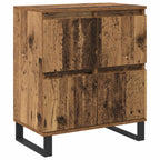 Aparador 2 pcs Madera vieja 60 x 35 x 70 cm