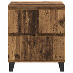 Aparador 2 pcs Madera vieja 60 x 35 x 70 cm
