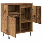 Aparador 2 pcs Madera vieja 60 x 35 x 70 cm