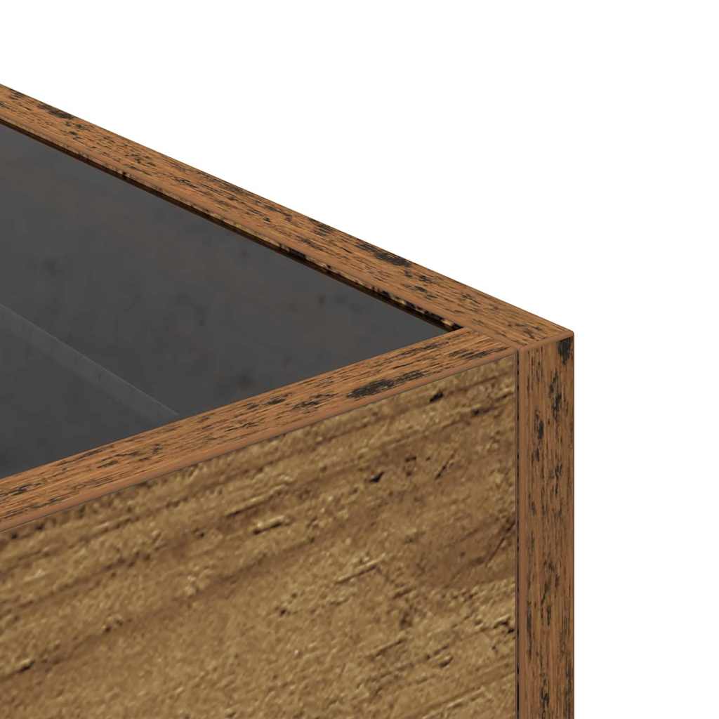 Mesa de Café Madera vieja 40 x 40 x 30 cm Madera de ingeniería