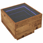Mesa de Café Madera vieja 40 x 40 x 30 cm Madera de ingeniería