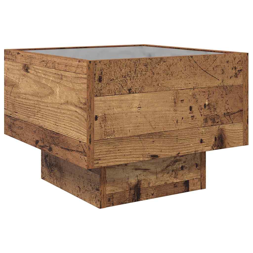 Mesa de Café Madera vieja 40 x 40 x 30 cm Madera de ingeniería