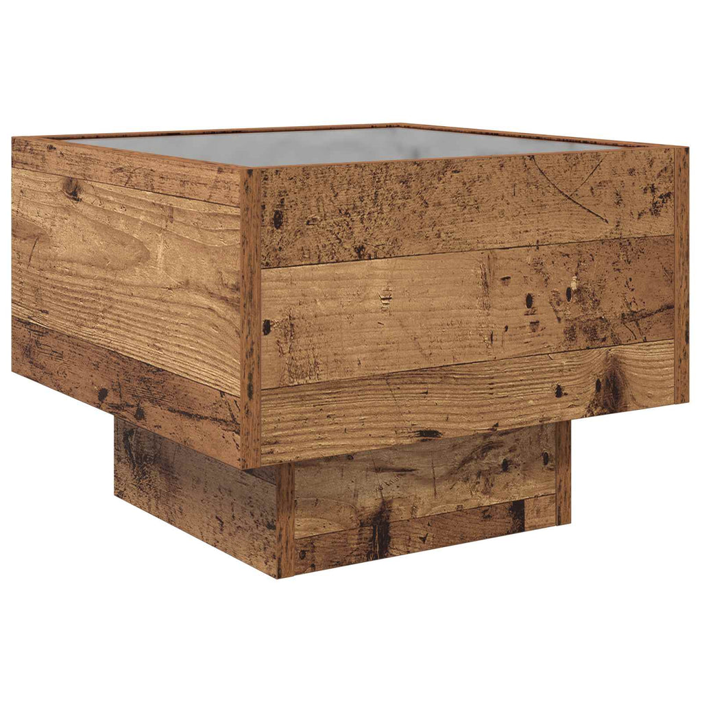 Mesa de Café Madera vieja 40 x 40 x 30 cm Madera de ingeniería