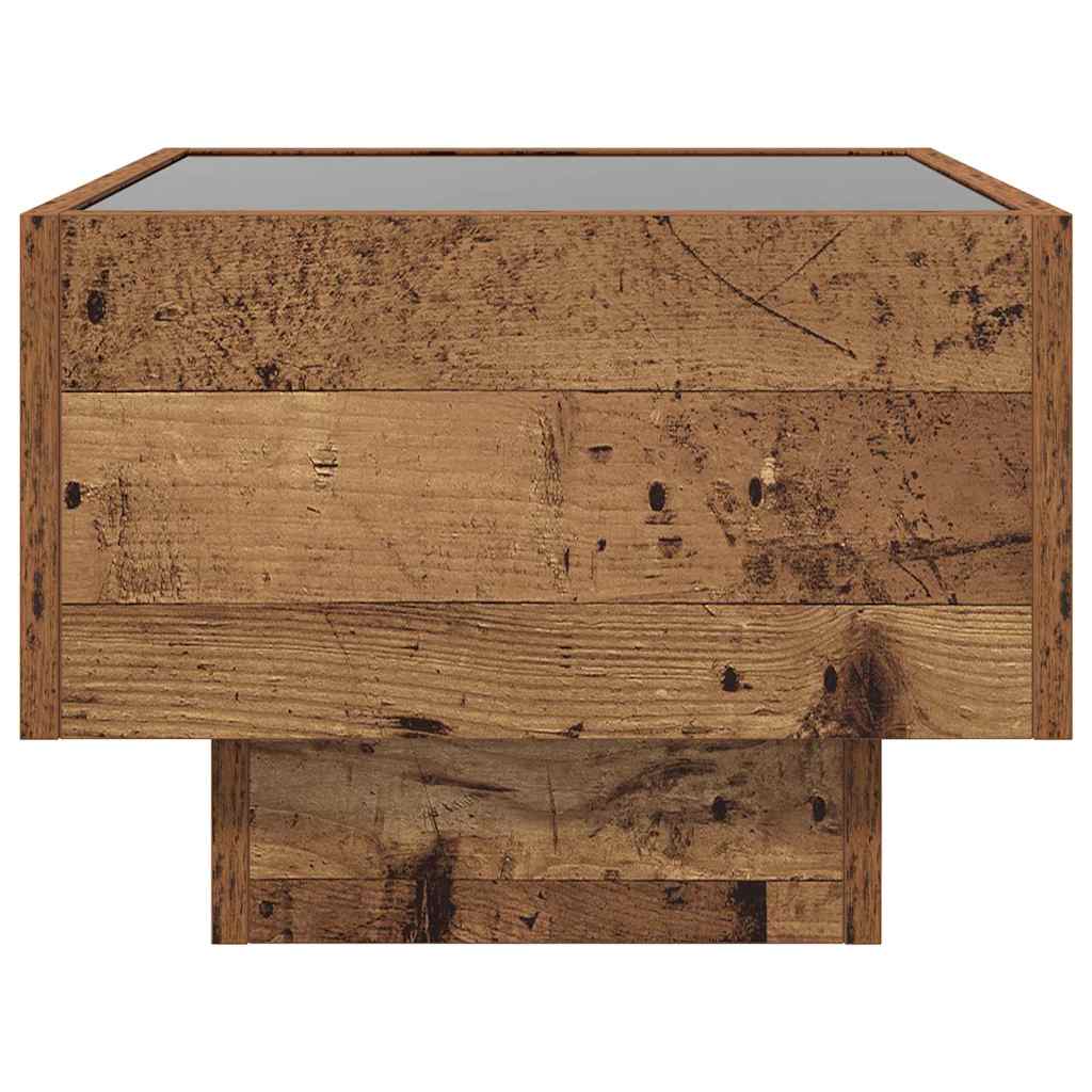 Mesa de Café Madera vieja 40 x 40 x 30 cm Madera de ingeniería
