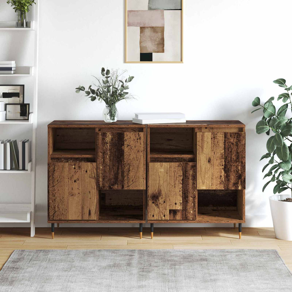 Tableros Lateral 2 pcs Madera vieja