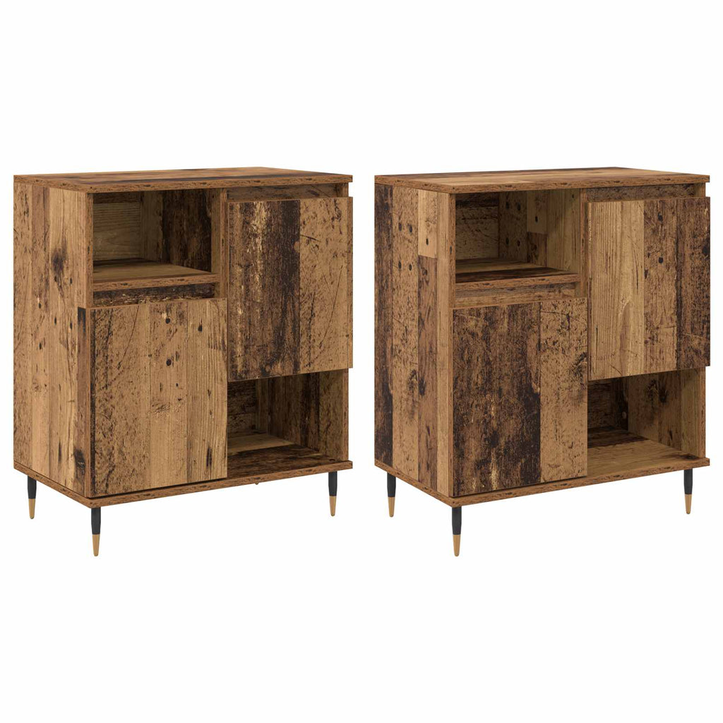 Tableros Lateral 2 pcs Madera vieja