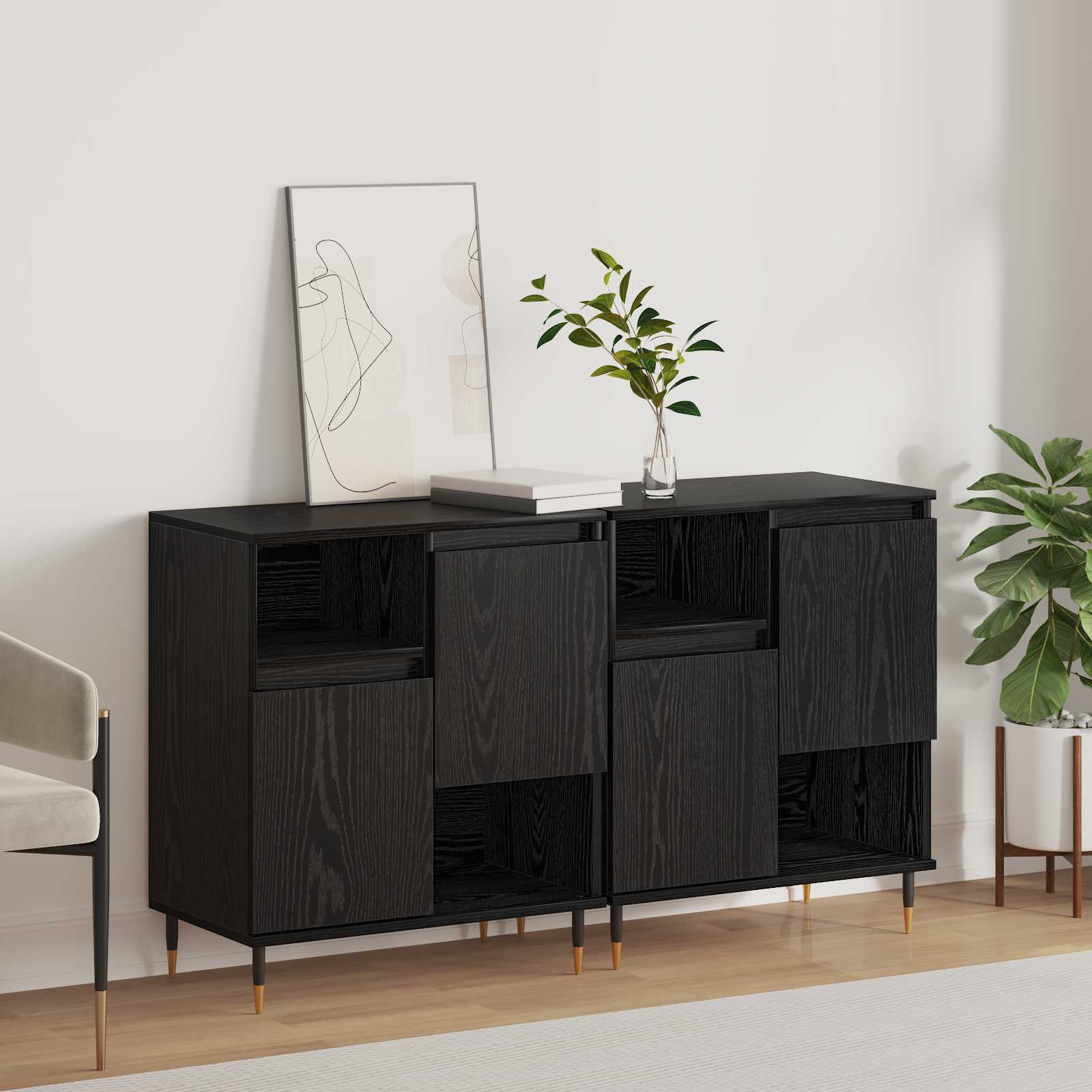 Tableros Lateral 2 pcs Madera vieja