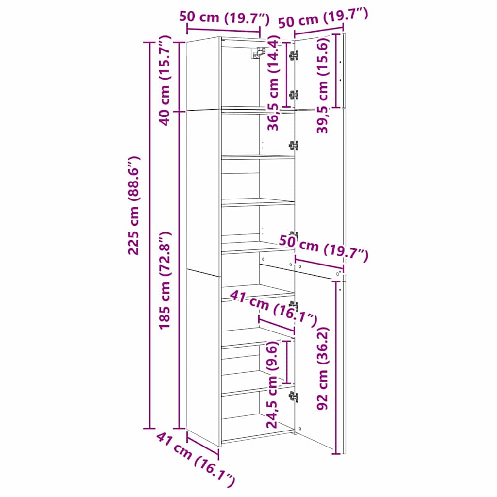 Aparador 3 pcs Madera vieja