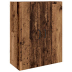 Aparador alto 2 pcs Madera envejecida Madera de ingeniería