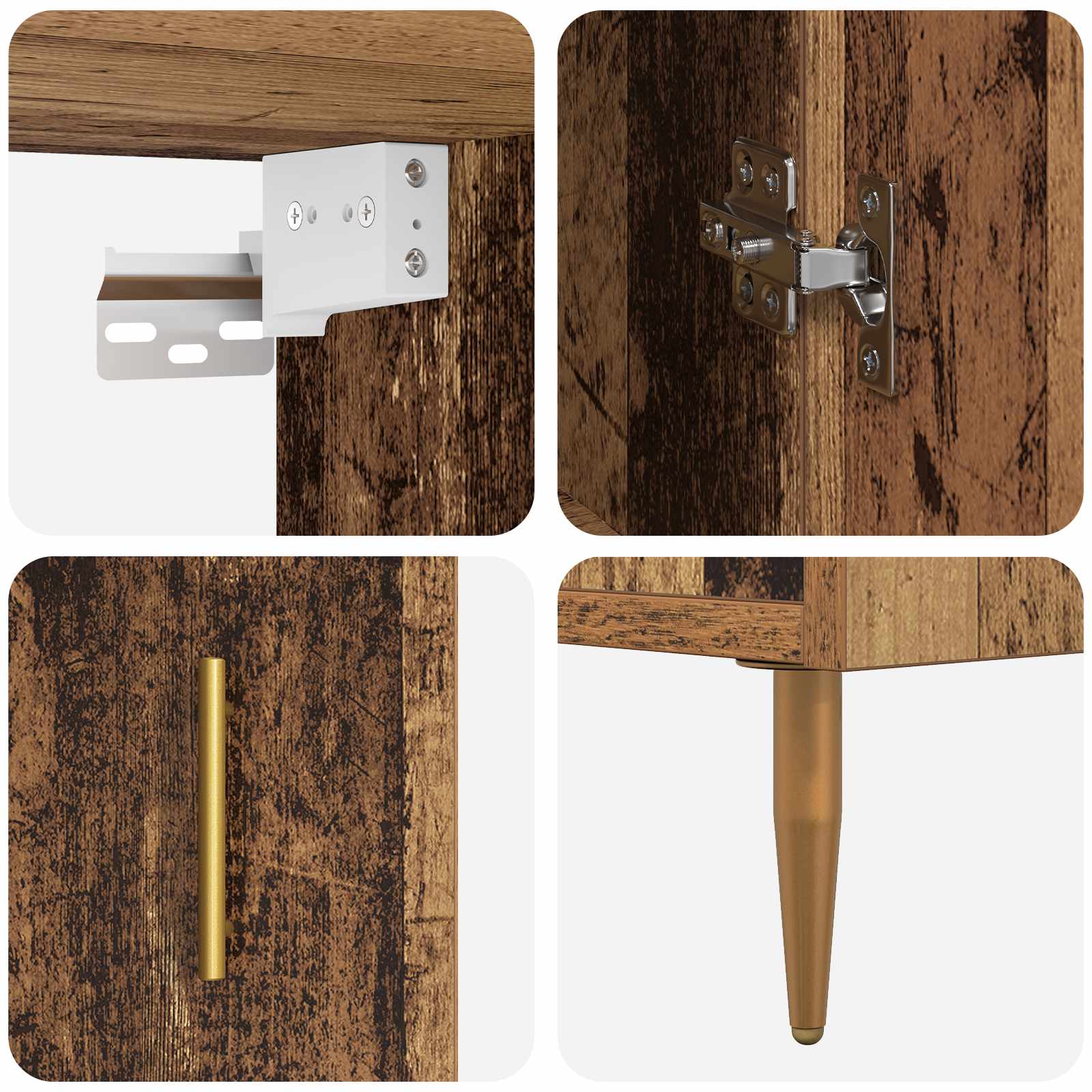 Alacena Madera vieja 69,5 x 34 x 180 cm Madera contrachapada